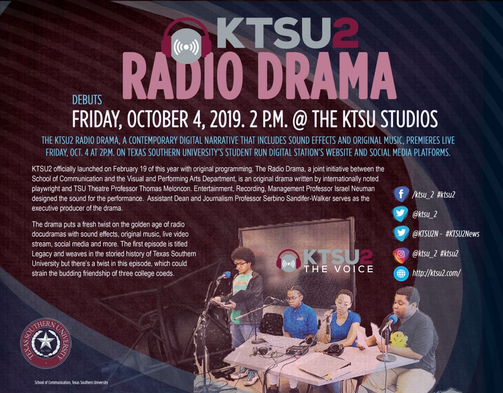 ktsu2 radio drama debut poster