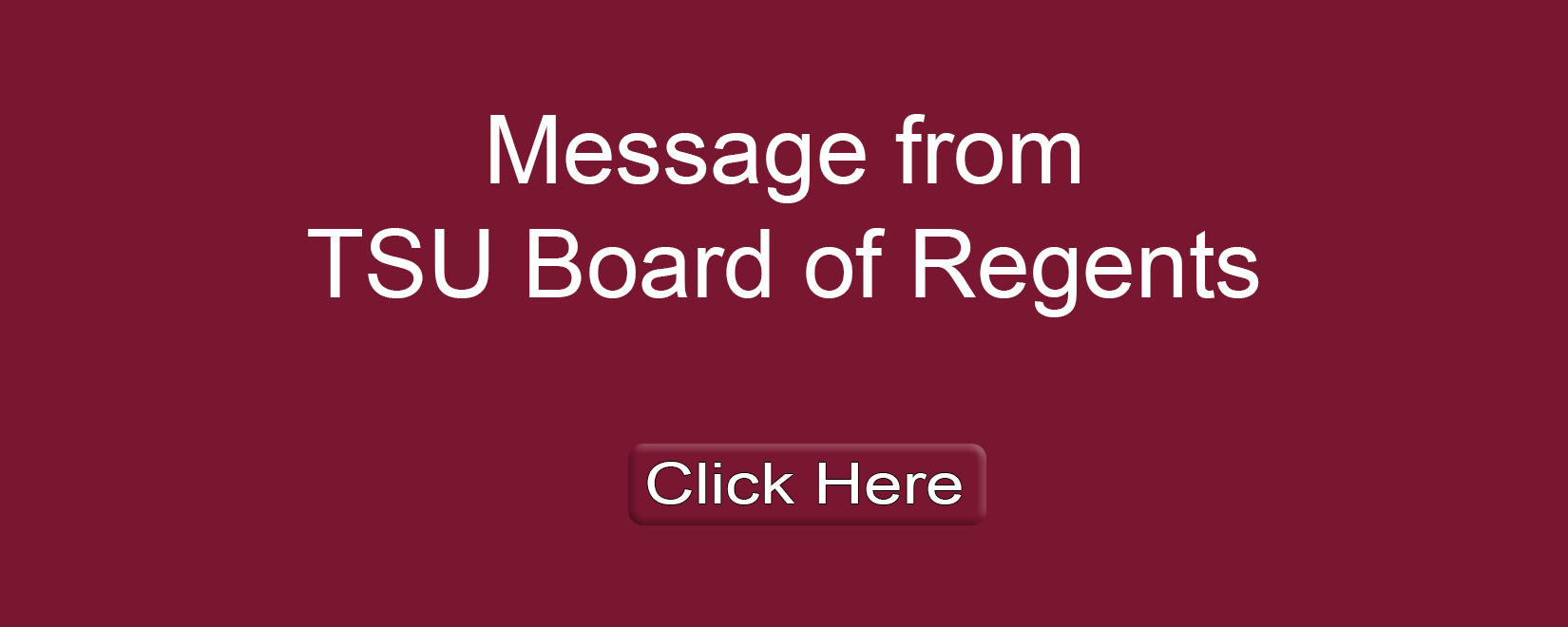 board of regents message banner
