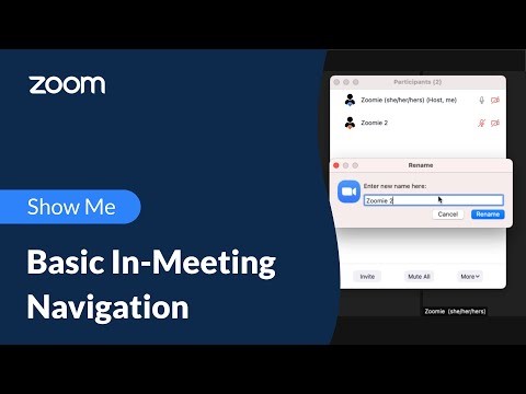 Basic in meeting navigation