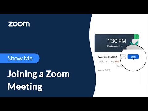 Joining a Zoom Meeting