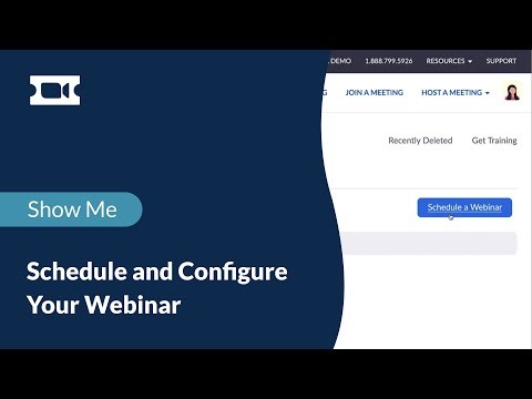 Schedule and Configure Your Webinar