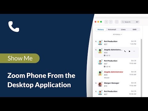 Zoom Phone From the Desktop Application