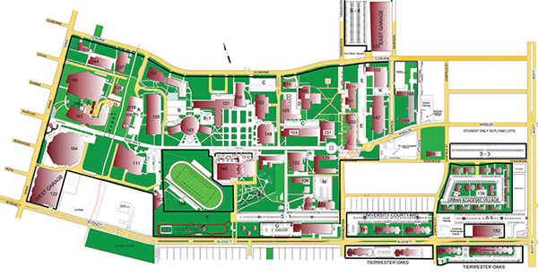 Texas Southern University Campus Map