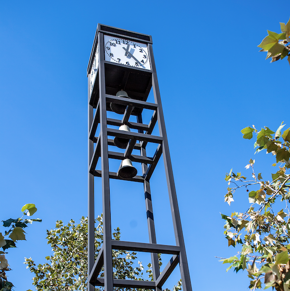 Clock Tower against the blue sky