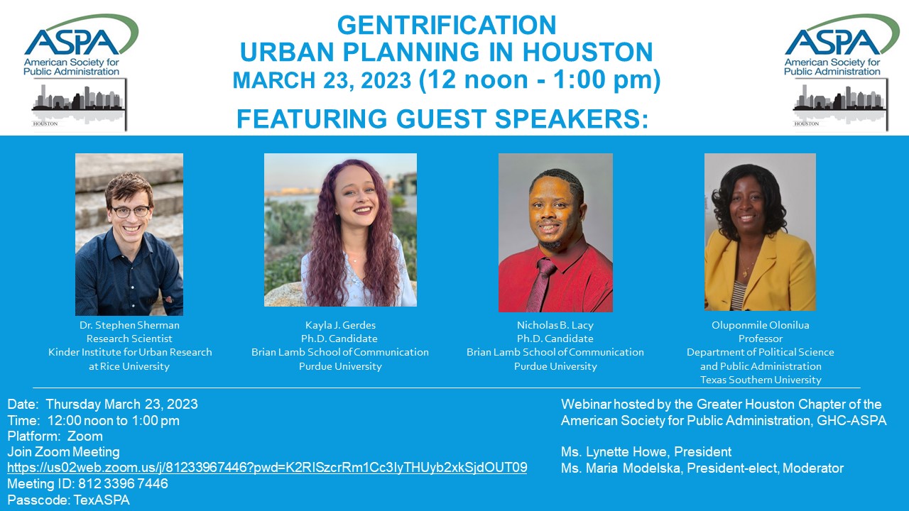 gentrification webinar march