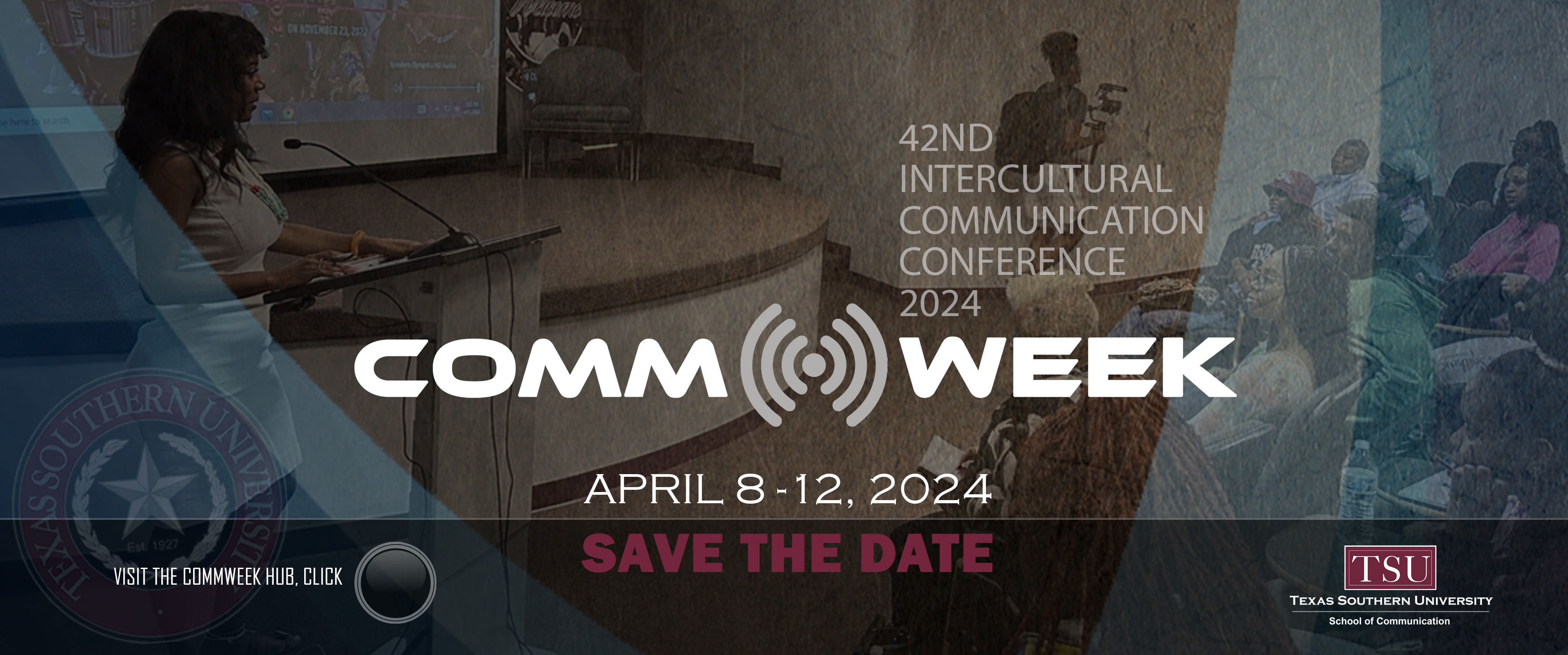 communication week save the date April 8-12, 2023