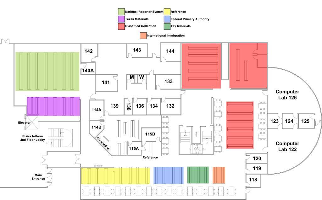 First floor map