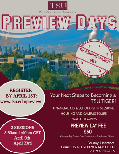 Preview Day Flyer 2022