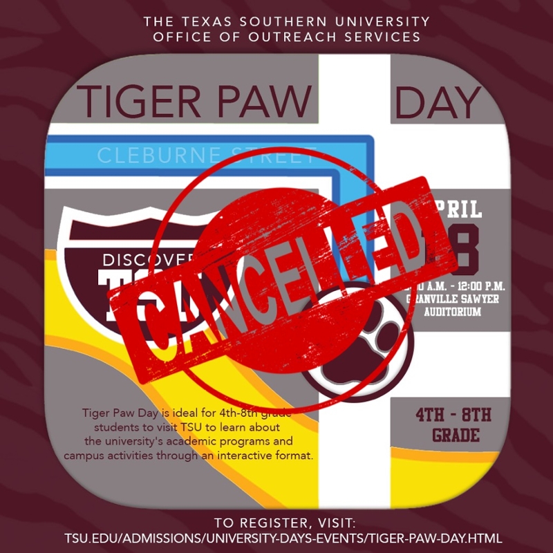 paw cancellation flyer