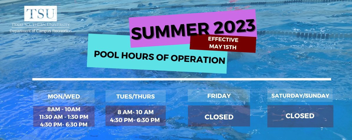 Pool Operation Hours