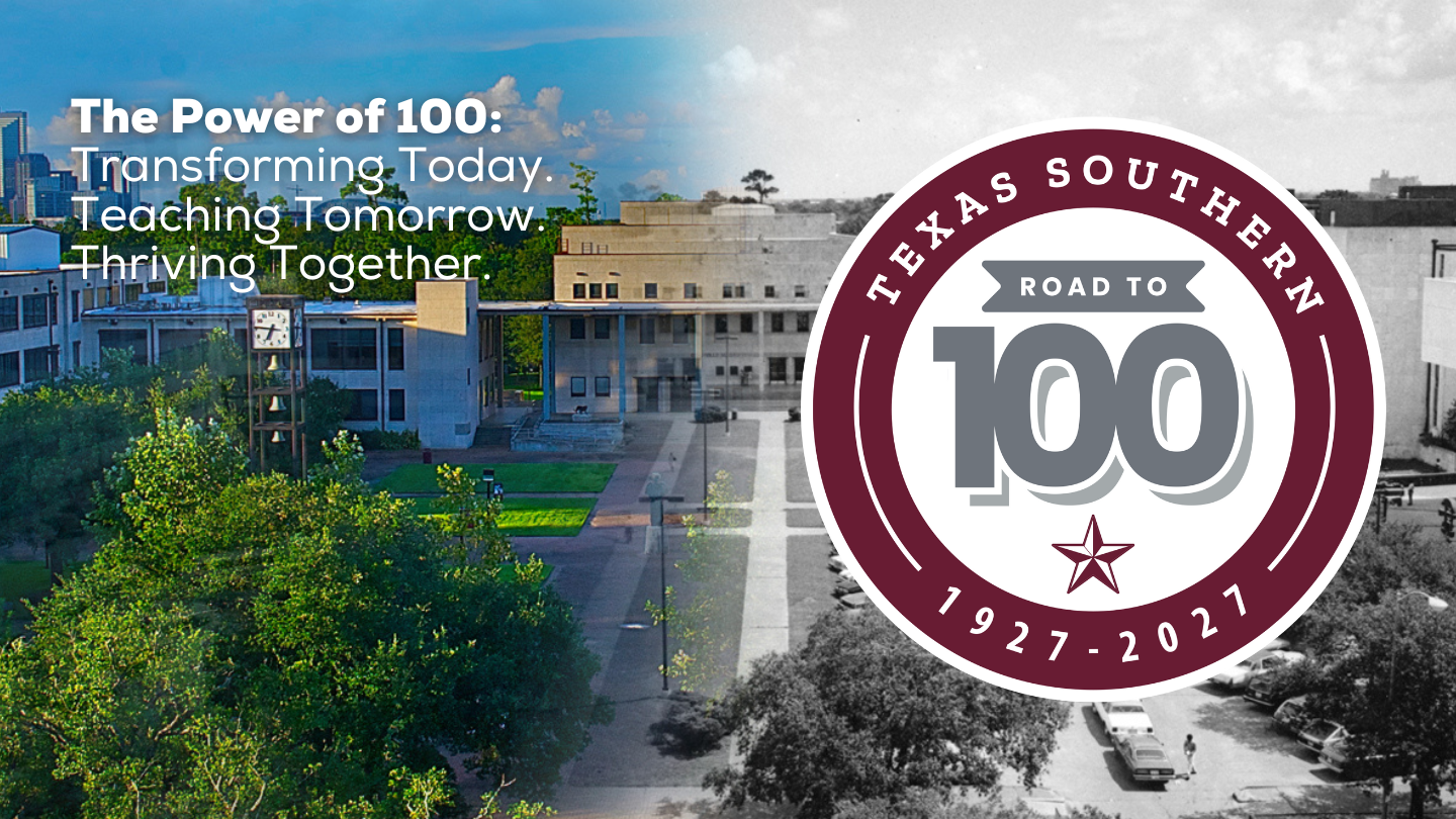 Road to 100 graphic that reads, The power of 100: Transforming Today, Teaching Tomorrow, Thriving together.