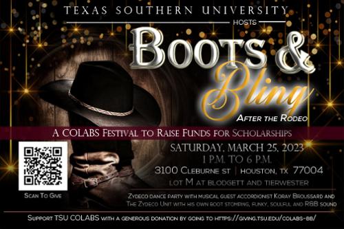 Texas Southern University Hosts Boots and Bling After the Rodeo Festival to Raise Scholarship Funding for Students