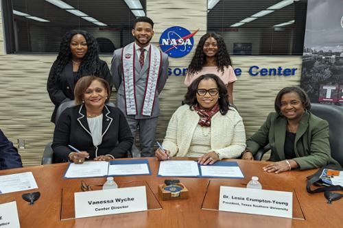 TSU-NASA Space Act Agreement signing