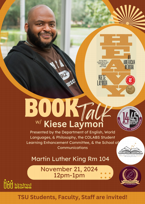 Book Talk flyer