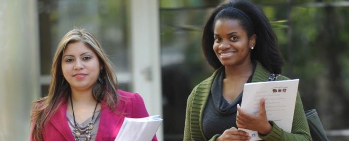 Two female students