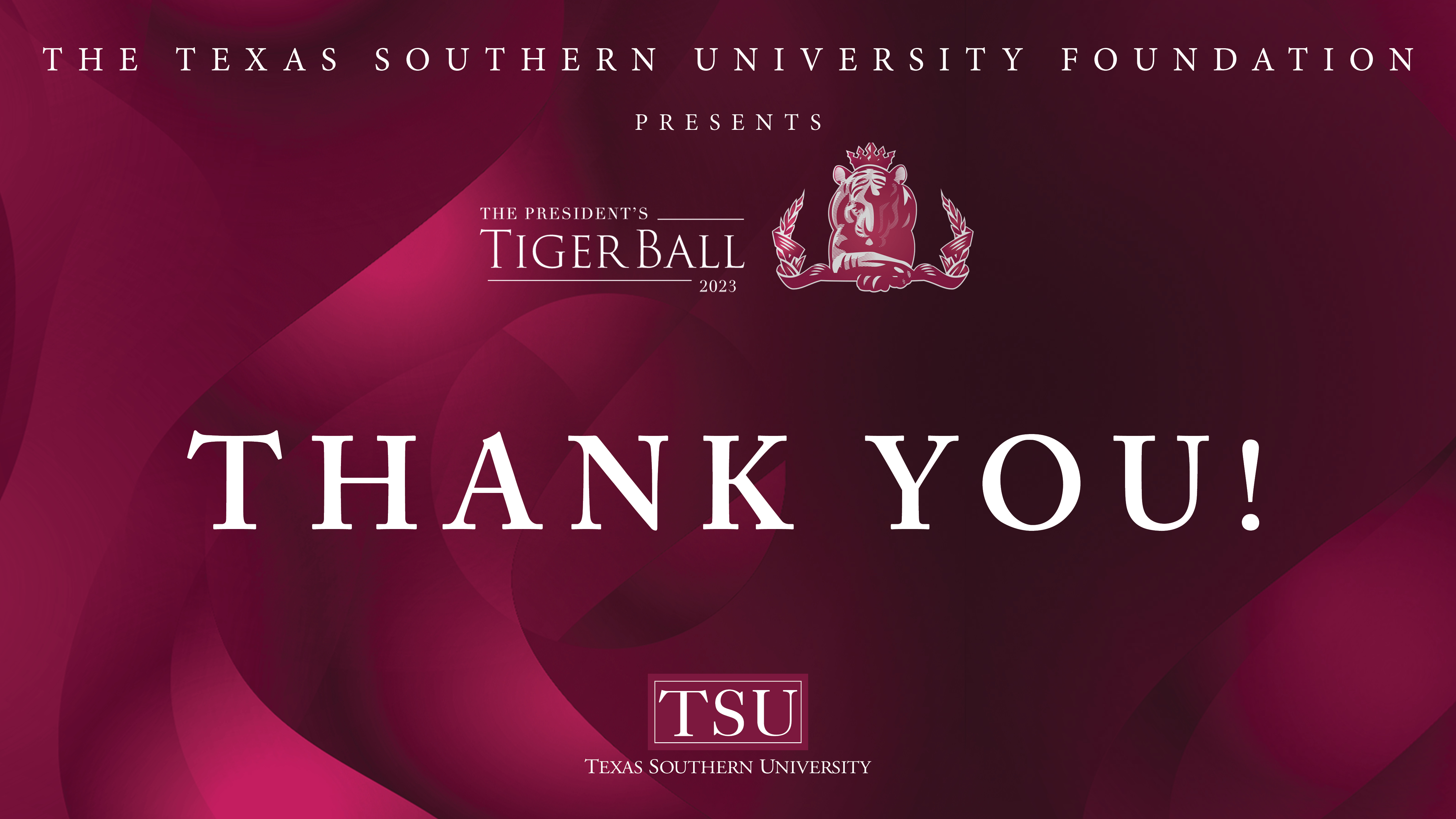 tiger ball thank you
